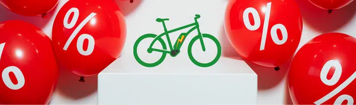 e-Bike Schnäppchen Banner für Pop Ups